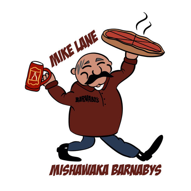 Custom Illustration for Mishawaka Barnabys
