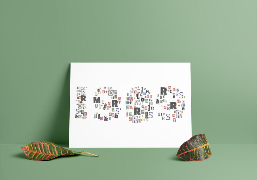 Futurism Inspired Poster