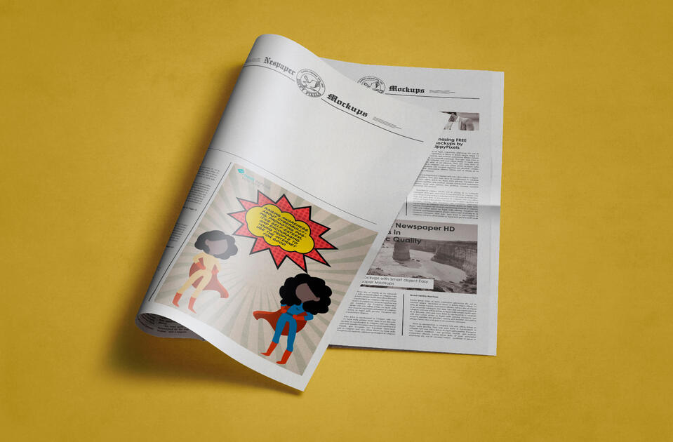 Think Before You Type Newspaper Advert