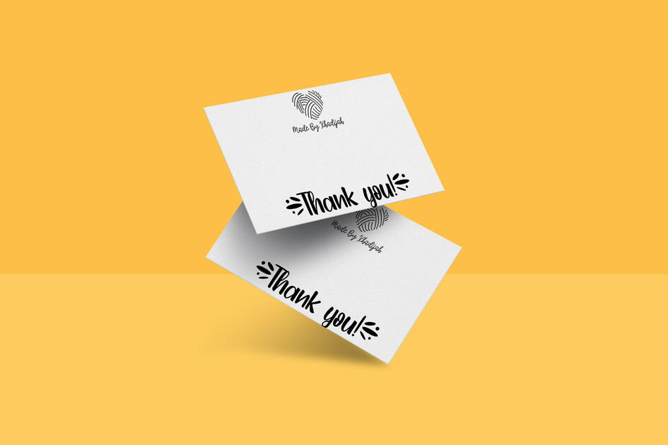 Made by Khadijah Thank You Slips